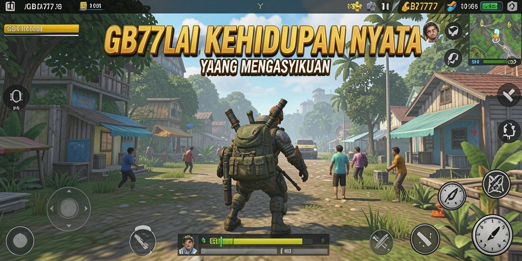 Tampilan gameplay GB777 dengan interaksi kehidupan nyata.
