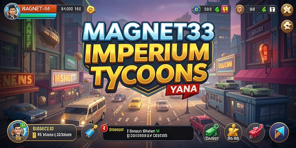Screenshot MAGNET33 menampilkan pengalaman membangun bisnis yang mendebarkan.