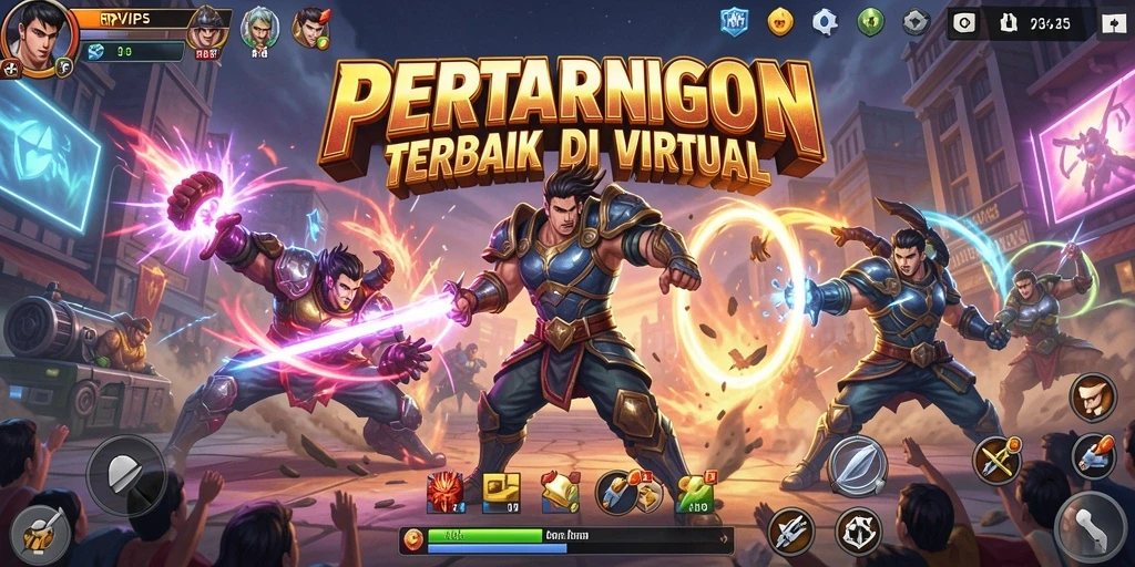Menampilkan pertarungan intens dengan karakter unik di RPVIP5.